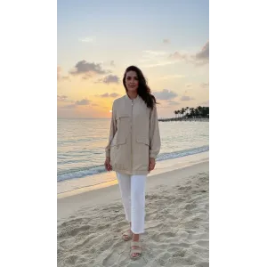 Nuss Çep Detayli Kap - 6041 BEJ