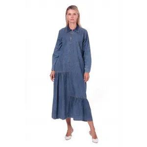 invee Kot Elbise 7162 LACİVERT