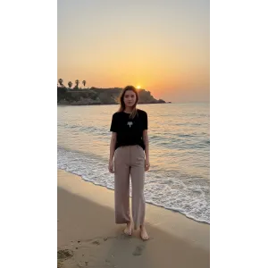 QMASH KISA KOLLU TİŞÖRT 4316 SİYAH