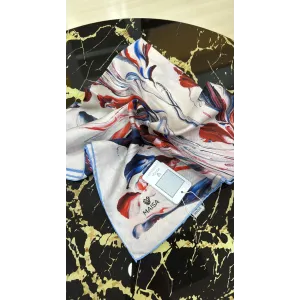 MAISA BUĞU MULBERRY İPEK EŞARP MAVİ 6493