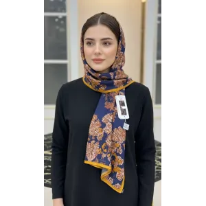 MAISA LAGÜN FLOŞ VİSKON ŞAL KOYU MAVİ 1535