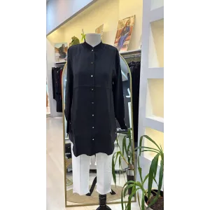 invee gomlek siyah 6674 M