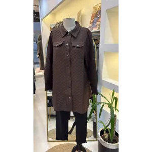 İnvee Kapitone kahve Ceket 6827