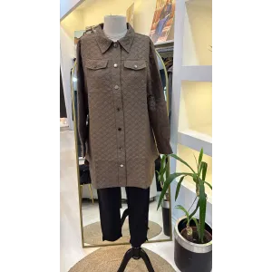 İnvee Kapitone vizon Ceket 6827