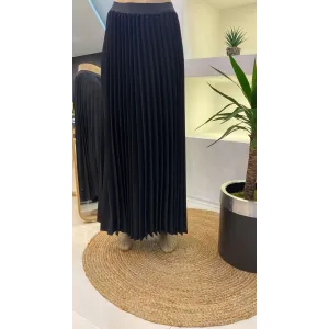 İnvee Pliseli detayli Etek siyah 0998