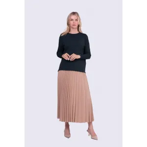 İnvee Sıkma Kol Triko Tunik SİYAH 5879