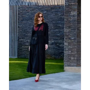 Misswhence Çanta Detaylı Elbise Siyah 37834