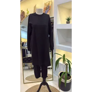 Misswhence Fermuar Detaylı Tunik  38020 SİYAH