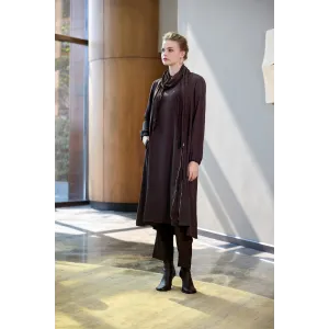 Misswhence Nakış Detaylı Tunik Takım 38028 kahve