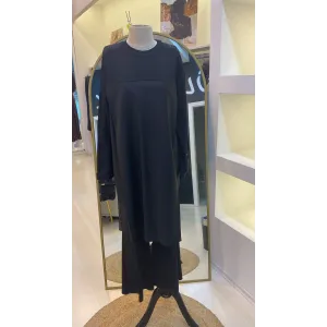 MİSSWHENCE cep detayli tunik36001 SİYAH