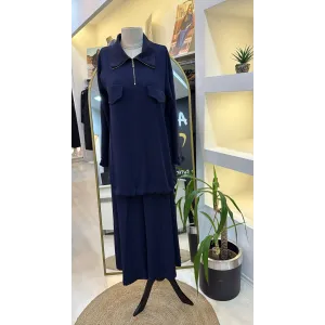 MissWhence Pantolonlu Takım 38008 lacivert