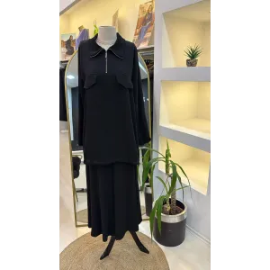 MissWhence Pantolonlu Takım 38008 Siyah