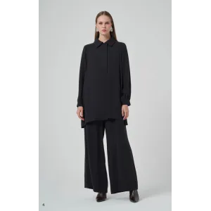 Nuss 1019 Pantolonlu Takım - Siyah