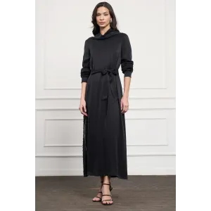 NUSS CUPRA İPEK ELBİSE 2057 SİYAH