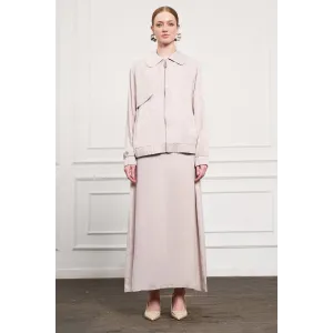 Nuss Elbise ve Ceketli Takım 1053 Bej