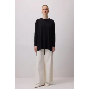 nuss triko tunik siyah 116