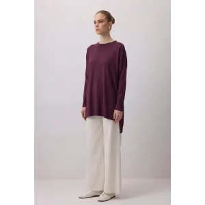 nuss triko tunik vişne k116