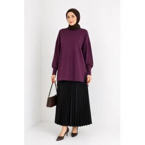 nuss triko tunik vişne k116