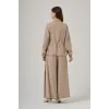 Nuss Pantolonlu Takım 1049 bej