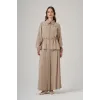Nuss Pantolonlu Takım 1049 bej