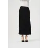 Misswhence Piliseli Yandan Fermuarlı Etek siyah 39921