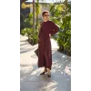 Misswhence Fermuar Detaylı Etek Bluz Takım 39020 bordo