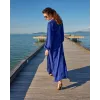 Misswhence Nervür Detaylı Elbise 39833 SİYAH