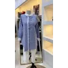 invee Desenli Gömlek 7182 MAVİ