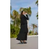 Misswhence Yelekli Poplin Elbise 39834 SİYAH