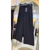 Sentez 5622 Doha Yanı Nervürlü Pantolon SİYAH