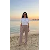 QMASH KISA KOLLU TİŞÖRT 4316 EKRU