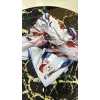 MAISA BUĞU MULBERRY İPEK EŞARP MAVİ 6493