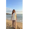 QMASH KISA KOLLU TİŞÖRT 4316 BEJ