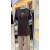 QMASH KISA KOLLU TİŞÖRT 4317 KAHVE