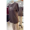 QMASH KISA KOLLU TİŞÖRT 4317 KAHVE