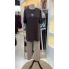 QMASH KISA KOLLU TİŞÖRT 4316 KAHVE