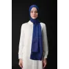İmannoor Monogram Shiny Jakar Şal LACİVERT 251 3046 003