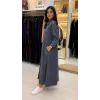 invee Blue Ridge denim inçe kumaş Gömlek elbise 7191 antrasit