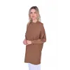 İnvee Omzu Şifonlu Tunik 6250 toprak