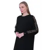 invee Triko Elbise SİYAH 7030