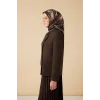 MAİSA DEVRAN TİVİL İPEK EŞARP 90*90 CM - ACI KAHVE 6721