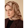 MAİSA EVA TİVİL İPEK EŞARP 90*90 CM - CAMEL 5075