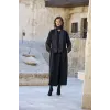 Misswhence 40518 Siyah Kol Detaylı Kap