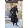 Misswhence 40518 Siyah Kol Detaylı Kap