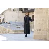 Misswhence 40518 Siyah Kol Detaylı Kap