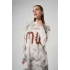 Misswhence Baskılı Triko Tunik Mevcutluk:  36021 ekru