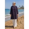 MİSSWHENCE Çıtçıt Kapamalı Gömlek 39303 MOR