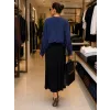 Misswhence İpek Bluz 39023 LACİVERT