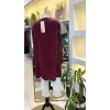 MİSSWHENCE İpek Tunik 37025 bordo
