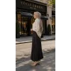 Misswhence Piliseli Yandan Fermuarlı Etek AÇİK KAHVE 39921